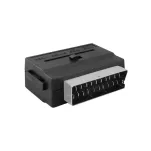 Przejście SCART - 3x gniazdo RCA + SVHS z przełącznikiem, LX8013PC