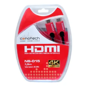 Kabel HDMI Conotech NS-015 v2.0, 4K, 1,5m