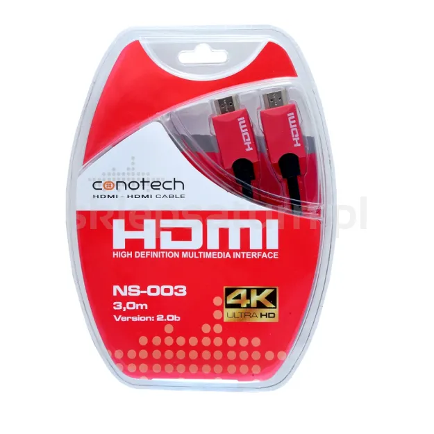 Kabel HDMI Conotech NS-003 4K v2.0, 3m