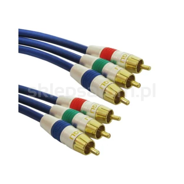 Przyłącze PROFI-KOLOR 3x RCA, GC-RCA-3003A, 5m