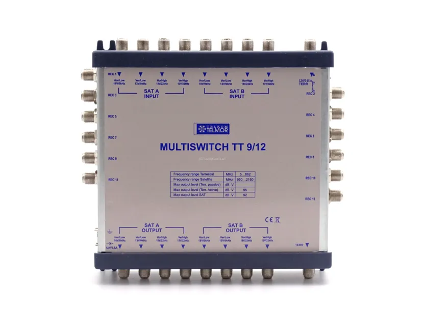 Multiswitch Telkom-Telmor 9/12 CLASSIC - kaskadowy