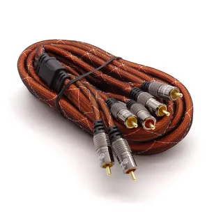 Przyłącze 3x RCA 3m OFC, Metronic