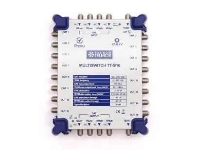 Multiswitch Telkom-Telmor 5/16 PREMU - kaskadowy