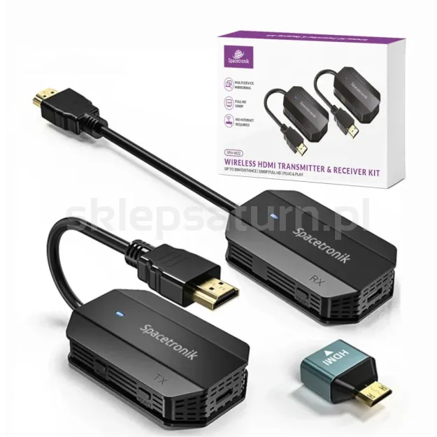 Bezprzewodowy transmiter HDMI Spacetronik SPH-W32