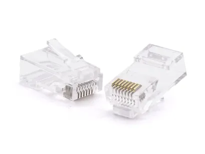 Złącze modularne RJ45 typ EZ (8P8C) UTP - KAT. 6, przelotowe