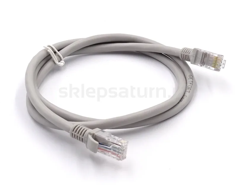 Patchcord UTP CAT.6 GetFort GF-PC6UTP-1G, 1m szary