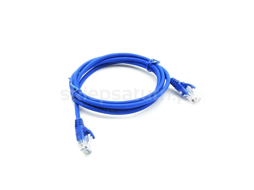 Patchcord UTP-5e 1,5m, niebieski