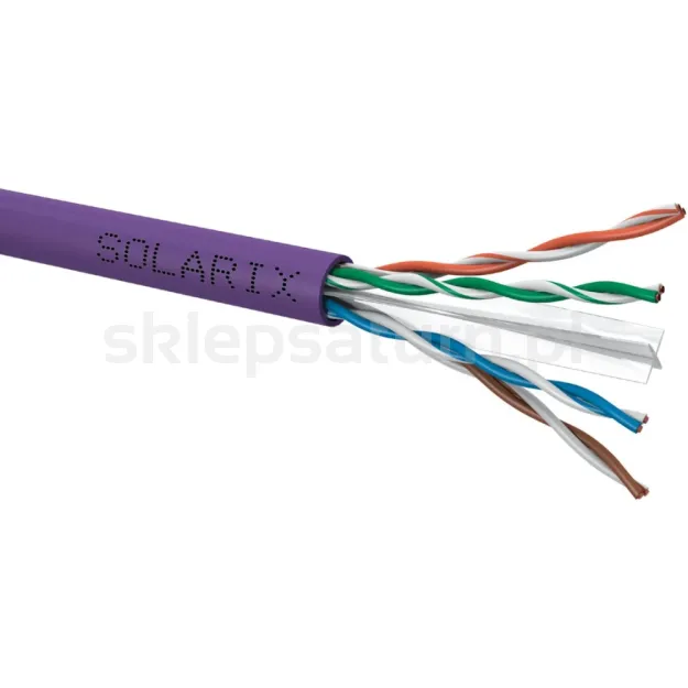 Kabel U/UTP 4P cat.6, Solarix SXKD-6-UTP-LSOH 500m