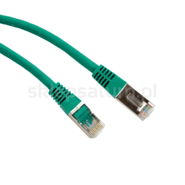 Patchcord STP KAT.6 ZIELONY BASELINK, 2m.