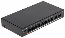 Switch PoE Dahua PFS3010-8ET-96-V2 8 port. 96W