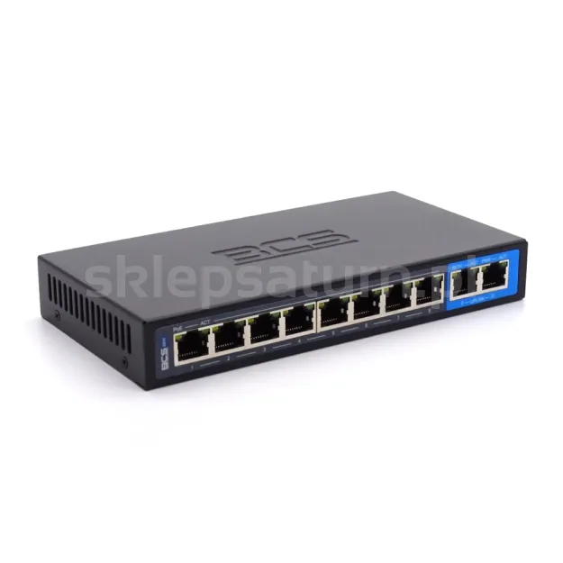 Swtch PoE BCS BASIC BCS-B-SP08G02G GIGABIT