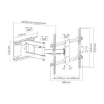 Uchwyt ścienny do LCD uniwersalny 37-70