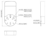 Adapter kamery Dahua PFA12A, puszka