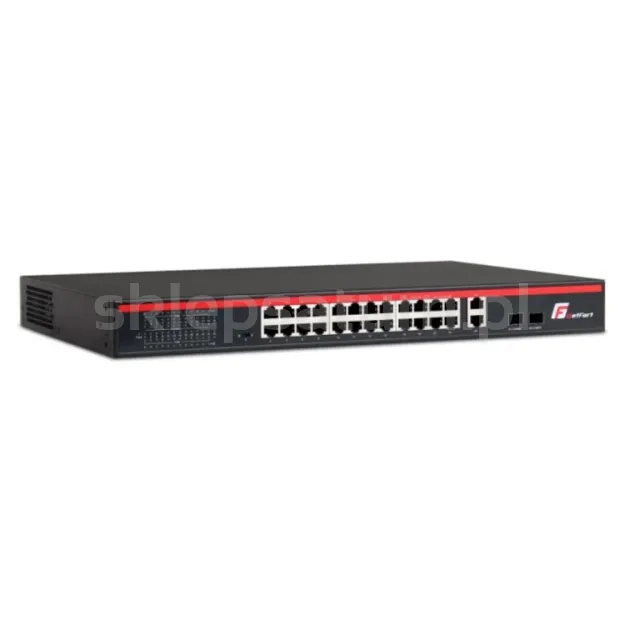 Switch PoE GetFort GF-226G-24P-250, 24FE+2GE+2SFP 300W GIGABIT