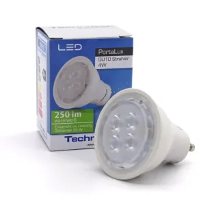 Żarówka LED TECHNISAT PORTALUX GU10 4W 230V b.cepła, 0101/7035