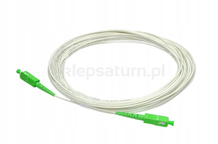 Patchcord SC/APC SM 25m LSZH.