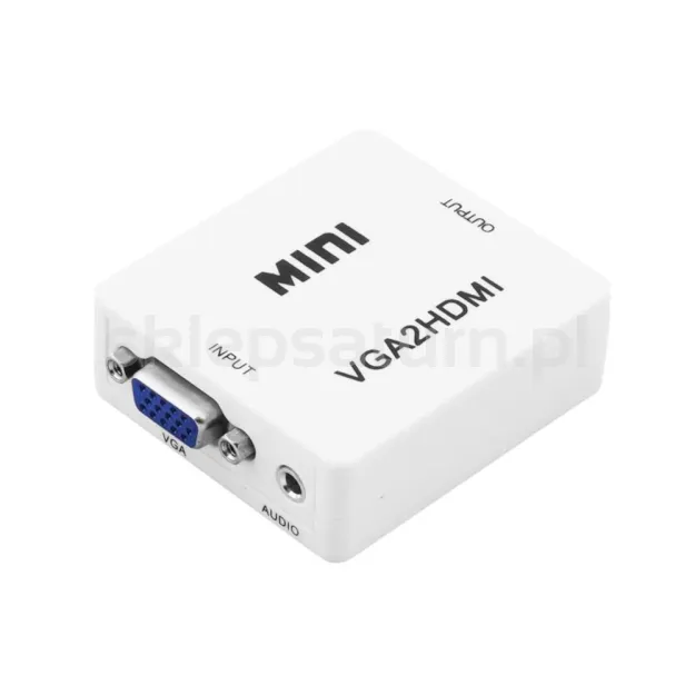 Przejście adapter sygnału VGA+AUDIO/HDMI LXHD87