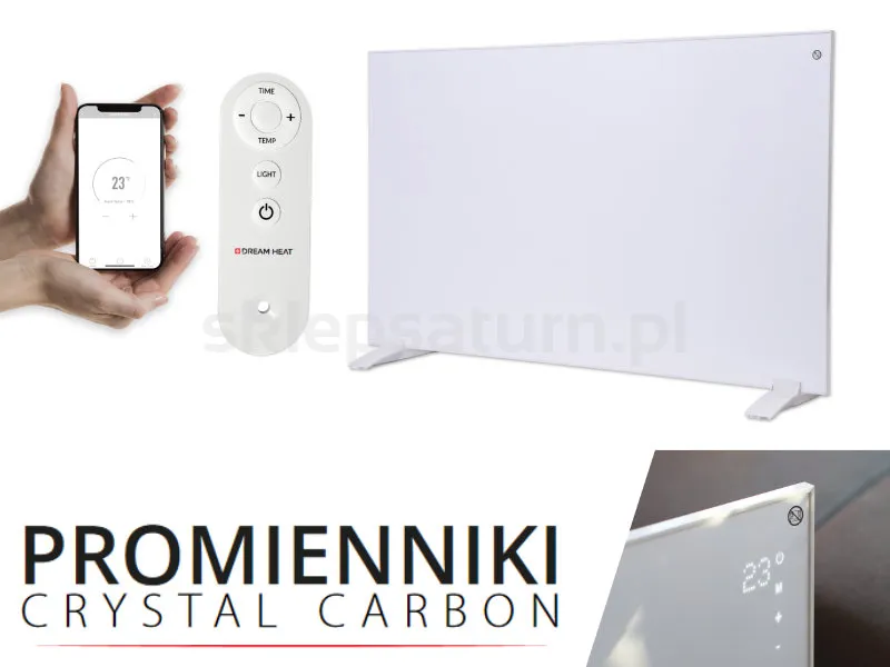 Grzejnik na podczerwień DREAM HEAT CrystalCarbon 720W