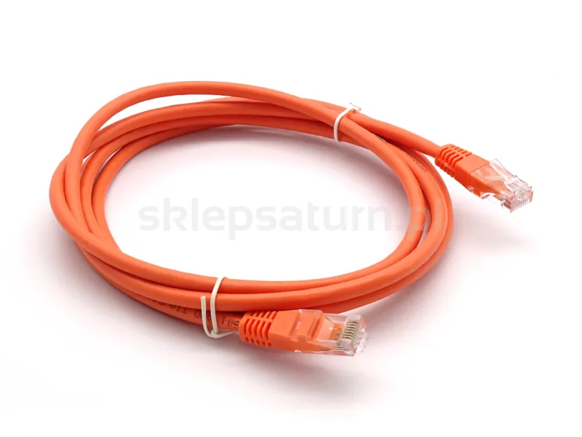 Patchcord UTP KAT.6 2m pomarańczowy, BASE Link