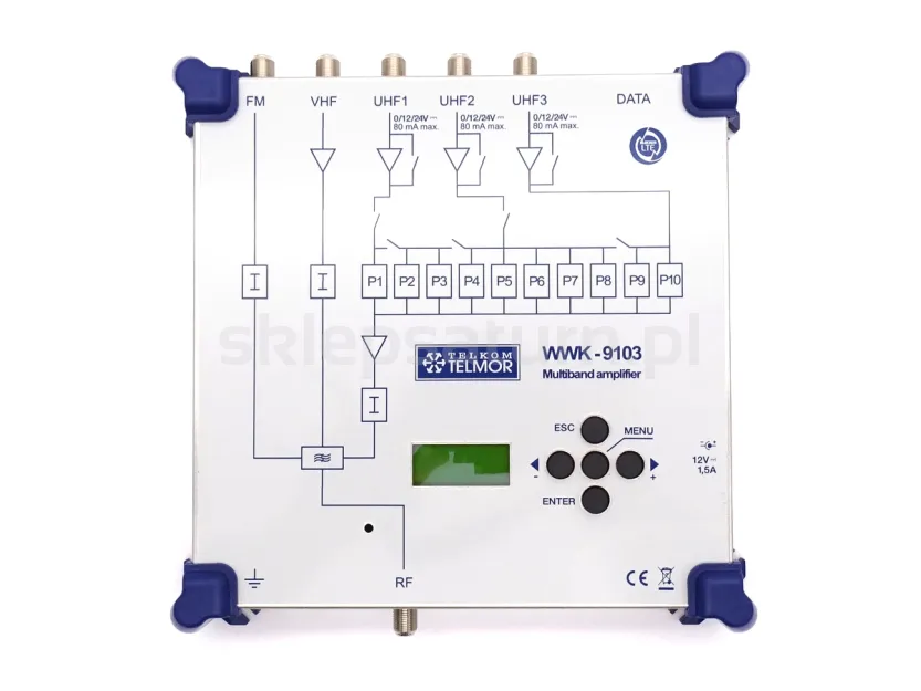Wzmacniacz wielozakresowy Telkom-Telmor WWK-9103