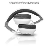 Słuchawki bluetooth LTC MIZZO LXBT1000, białe