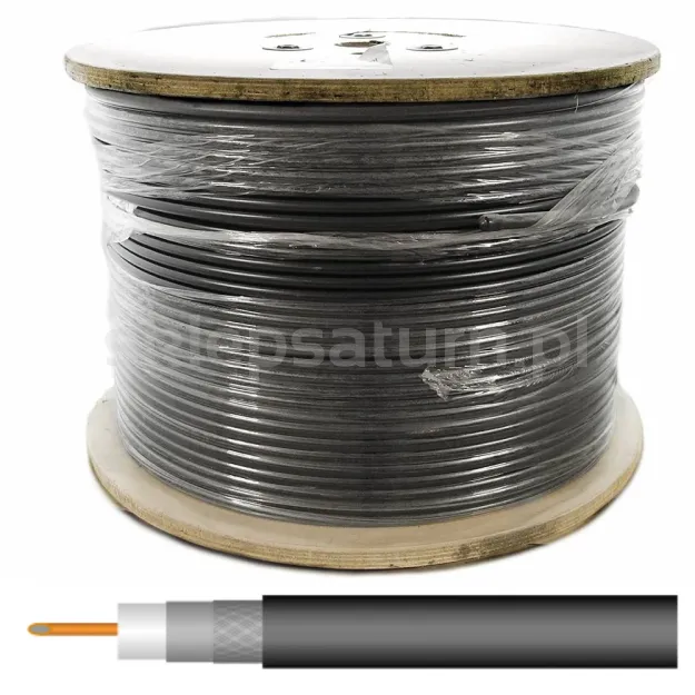 Kabel TELESTE S412 BEF Flex 2.26 CCA 60% PE czarny (305m)