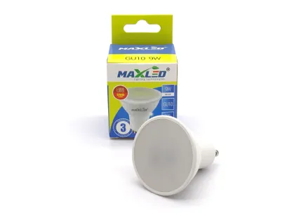 Żarówka MAXLED LED GU10 9W 3000K b.ciepła