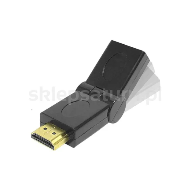 Przejście wtyk-gniazdo HDMI obrotowe LXHD58