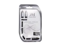 Kabel JACK - 2 RCA Kruger&Matz KM0310 1.8m, blister