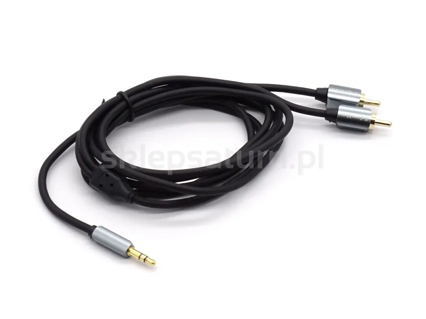 Kabel JACK - 2 RCA Kruger&Matz KM0310 1.8m, blister