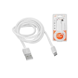 Kabel USB - Micro USB 2m, oplot, LX8451