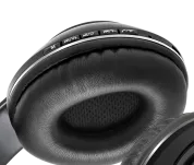 Bezprzewodowe słuchawki nauszne K&M Street BT KM0622, czarne