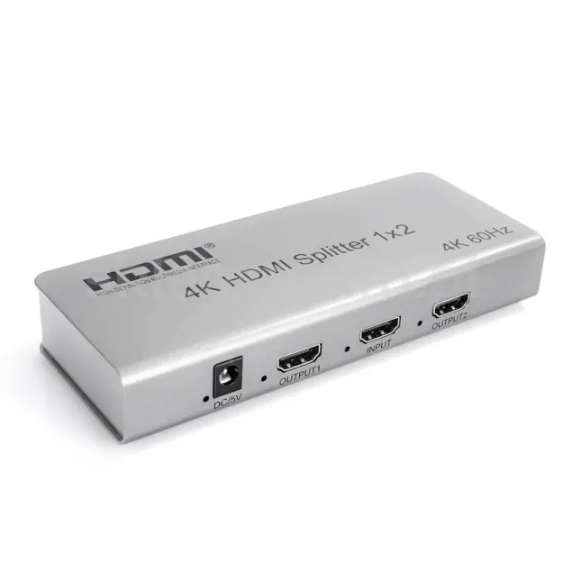 Rozgałęźnik HDMI 1x2 Spacetronik SPH-RS102_V46 4K 60Hz HDR EDID HDMI-CEC