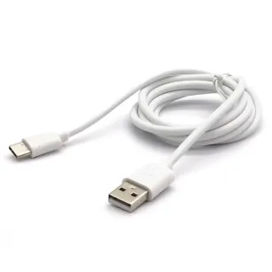 Kabel USB TYPE-C 1m QUICK CHARGE biały LX8564
