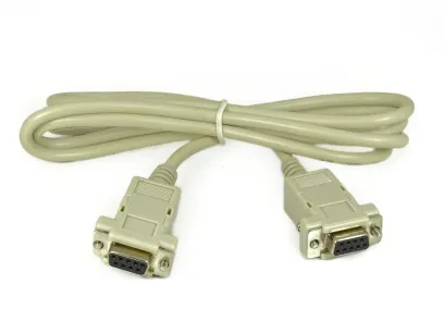 Kabel połączeniowy RS232 NULLMODEM DB9 GN/GN 1.5m