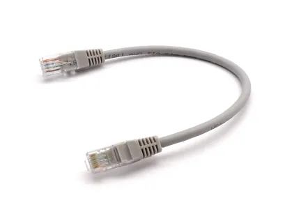 Patchcord UTP KAT.6 0,25m szary, BASE Link