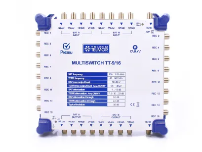 Multiswitch Telkom-Telmor 9/16 PREMU - kaskadowy