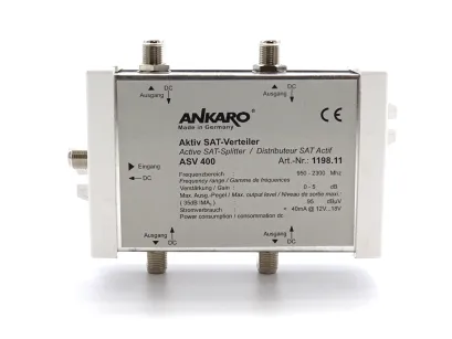 ANKARO ASV400 - Rozgałęźnik AKT 1x4