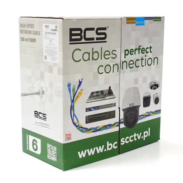 Kabel skrętka CAT.6 UTP BCS-U/UTP-CAT6-PVC 305m