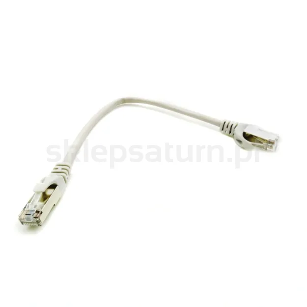 Patchcord FTP CAT.5e GetFort GF-PC5EFTP-0.25G, szary 0.25m