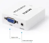 Konwerter HDMI - VGA + audio Spacetronik SPH-VA01