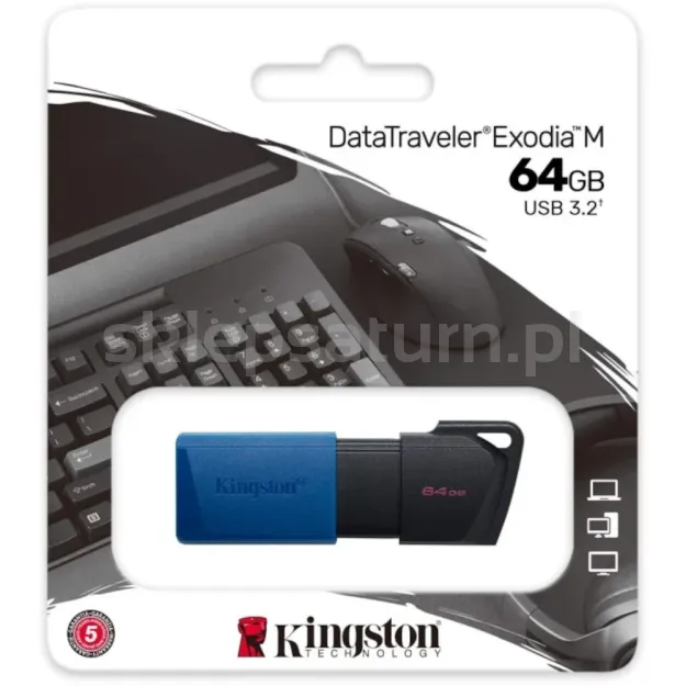 Pendrive Kingston Exodia M 64GB USB3.2 Gen1