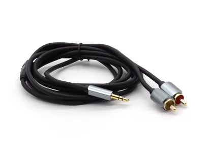 Kabel JACK - 2 RCA Kruger&Matz KM0309 1.0m, blister