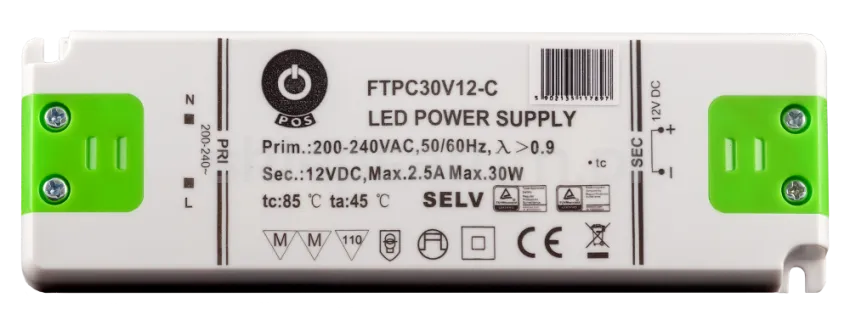 Zasilacz LED 12V/2,5A CV COMPACT FTPC30V12-C