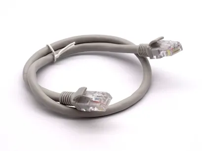 Patchcord UTP CAT.6 GetFort GF-PC6UTP-0.5G, 0.5m szary