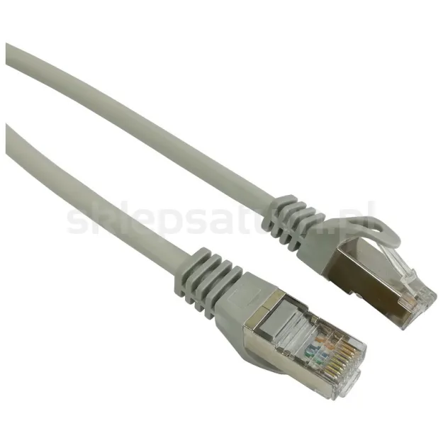 Patchcord STP KAT.6 SZARY LSZH BASELINK, 0,5m.