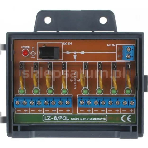 Rozgałęźnik zasilania do kamer KG-8/POL