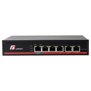 Switch PoE GetFort GF-106-4PG-65, 4+2 Gigabit Ethernet, 65W