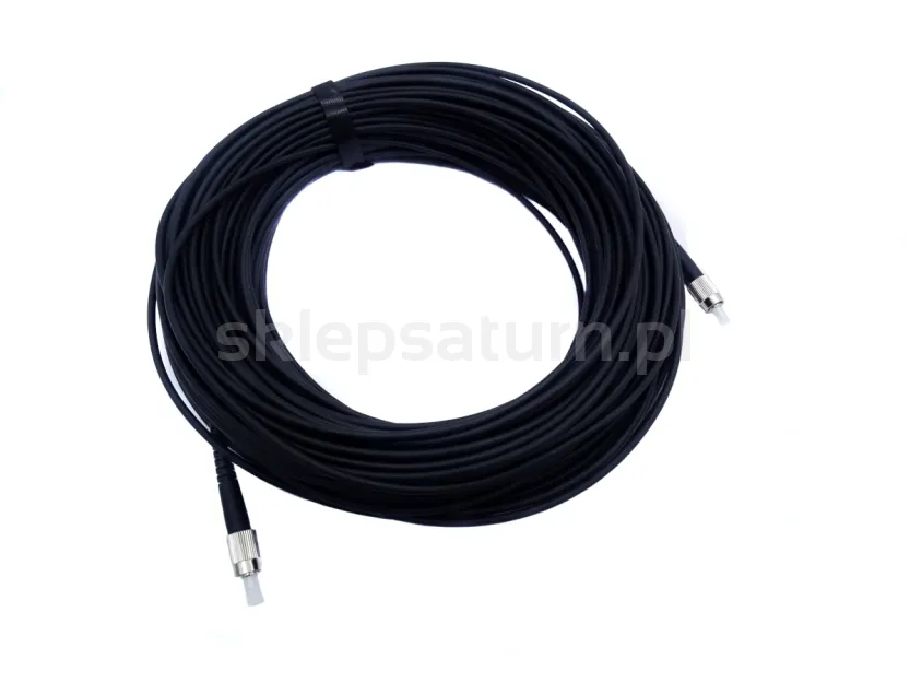 Patchcord FC/UPC-FC/UPC SM wzmocniony-zewnętrzny LSZH G.652D, 3mm (3D), 50m