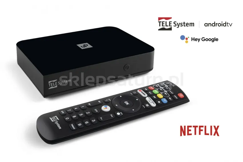 Dekoder z Android TV™ UP T2 4K, TELE System